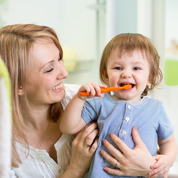 Toddler Brushing Teeth